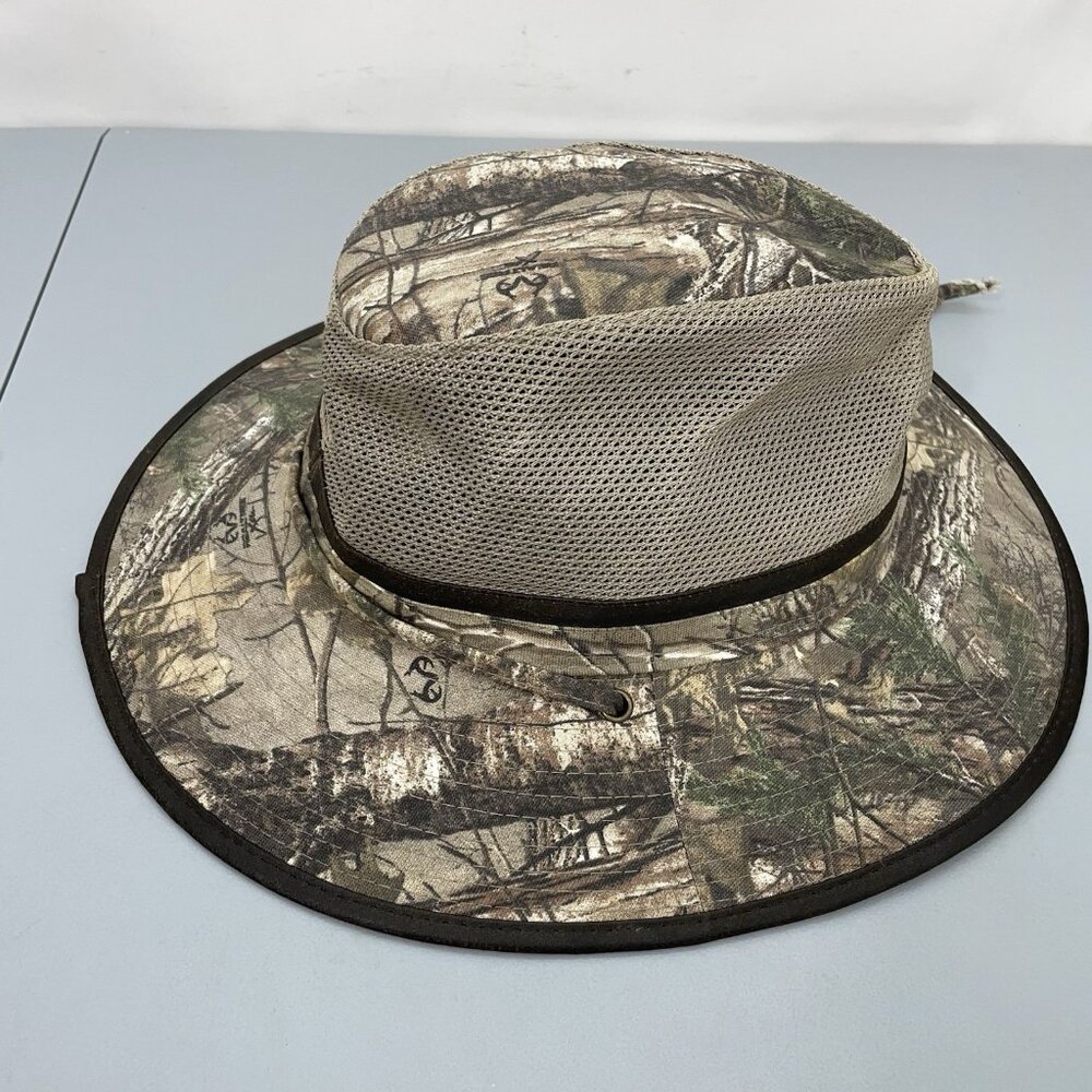 Dorfman Pacific Co Safari Camo Hat DPC Vented Wide Brim Hunting Fishing Outdoor - Picture 7 of 12